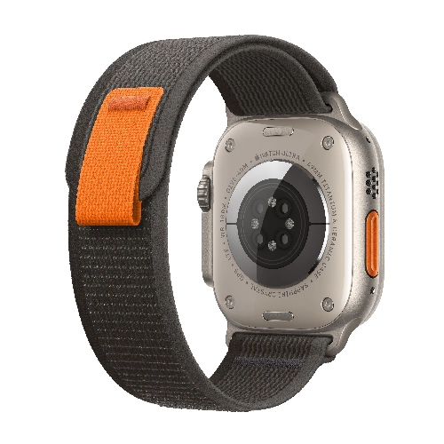 Apple Watch Ultra GPS + Cellular, 49 мм, корпус из титана, ремешок Trail черного/серого цвета, размер S/M
